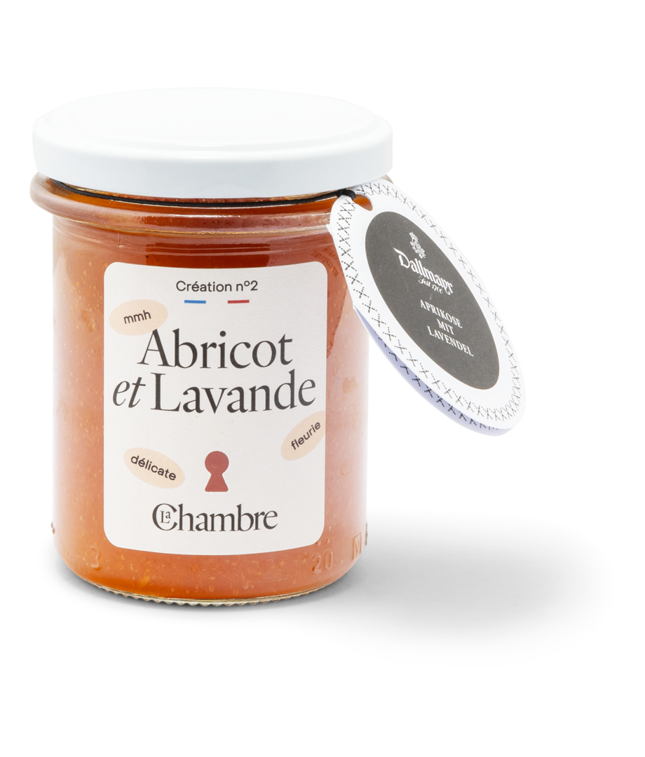 Aprikosenkonfitüre mit Lavendel 