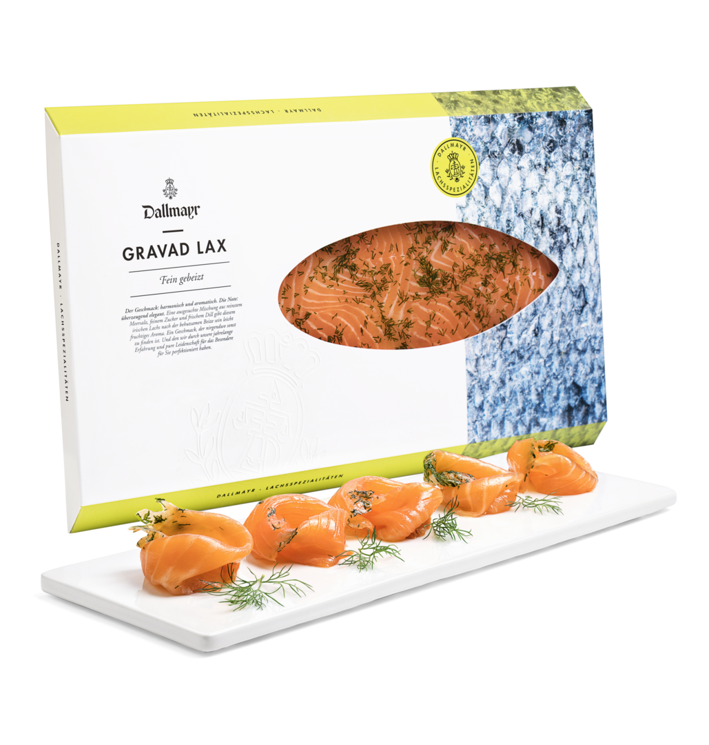 Gravad Lax fein gebeizt