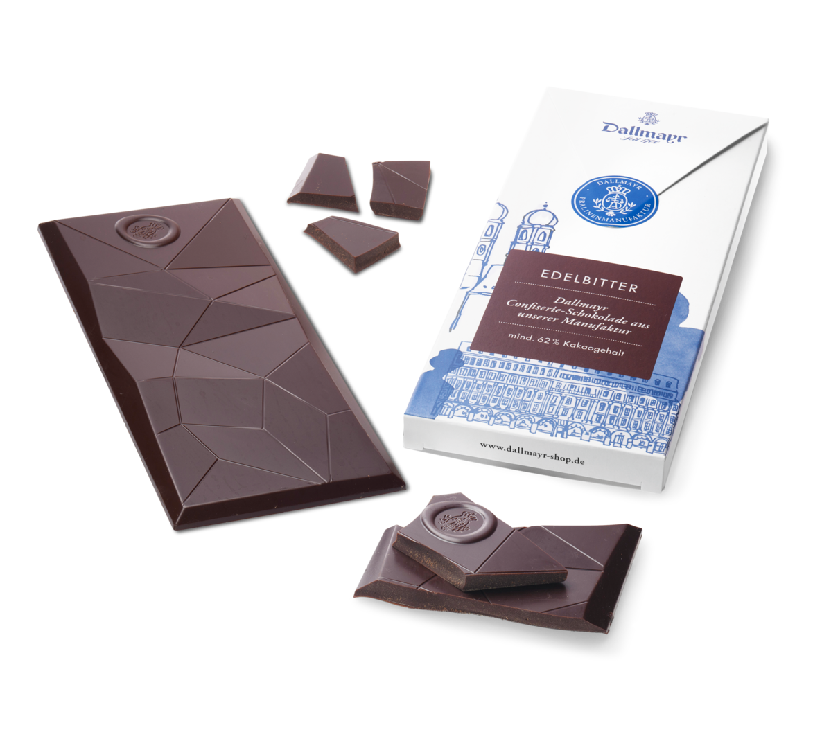 Edelbitterschokolade 62% Dallmayr