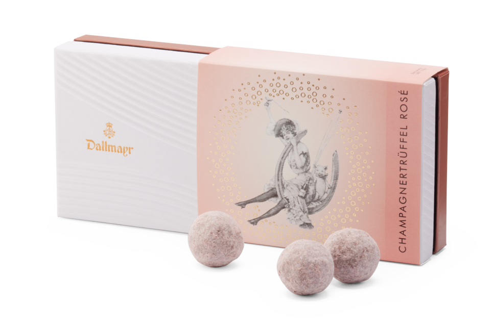 Pralinen "Champagnertrüffel Rosé"
 Dallmayr
 
 