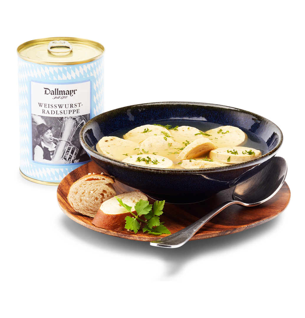 Weißwurstradl Suppe