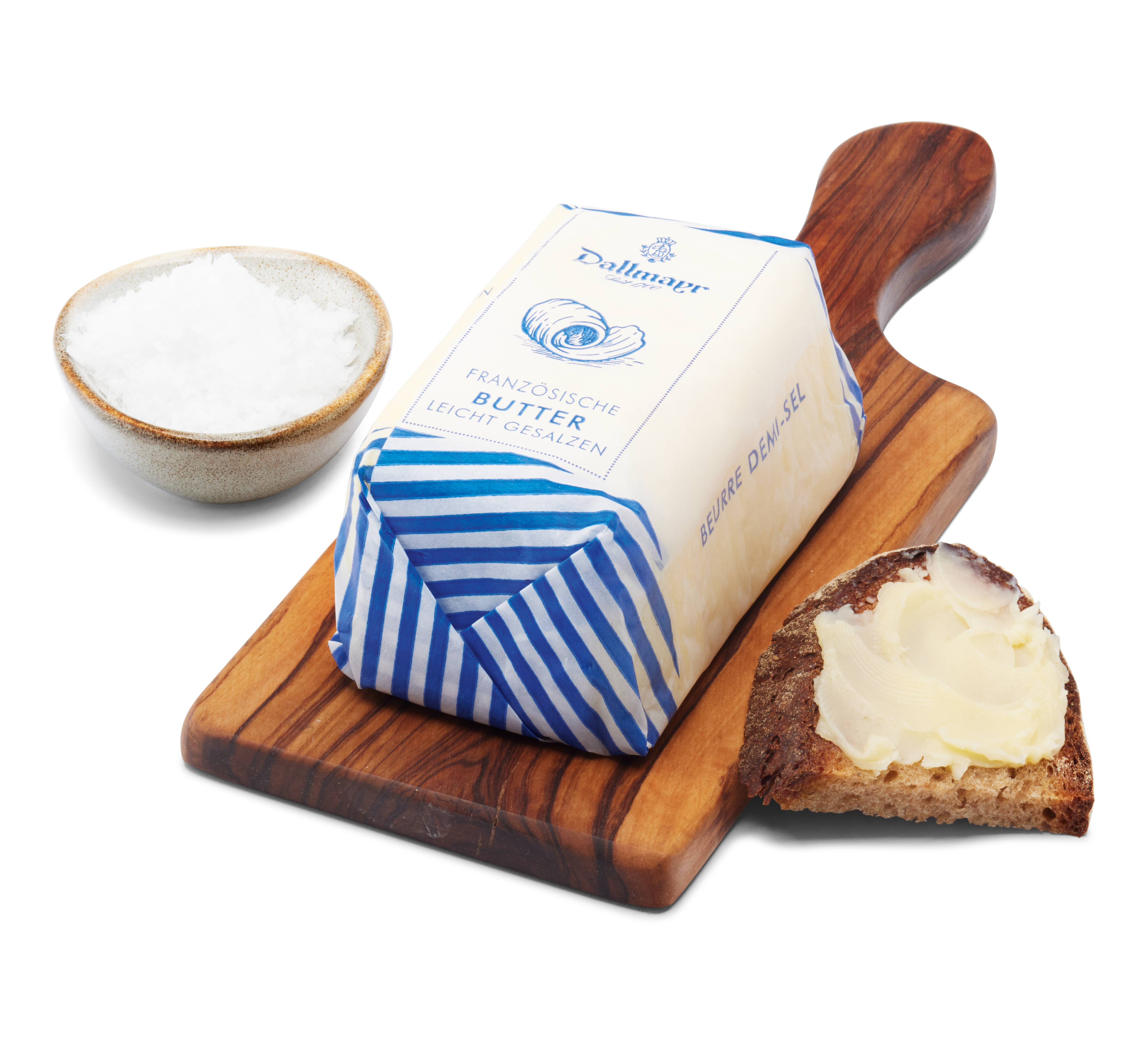 Französische Butter leicht gesalzen
 