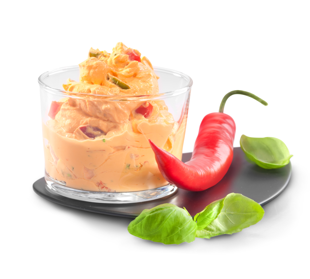 Frischkäse scharf past., mind. 16% Fett i. Tr.