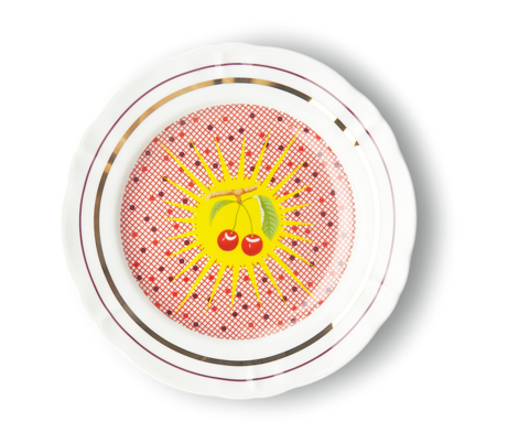 Dessertteller Cherries
 Bitossi 
 20,5cm