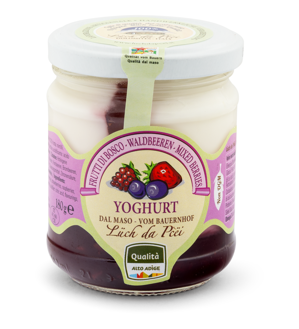 Joghurt mit Waldbeeren Alta Badia