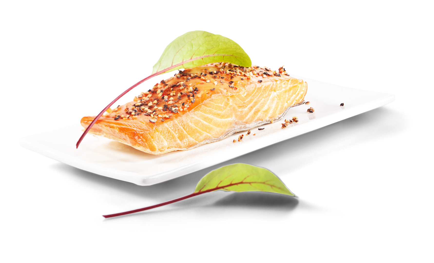 Stremellachs mit Pfeffer 