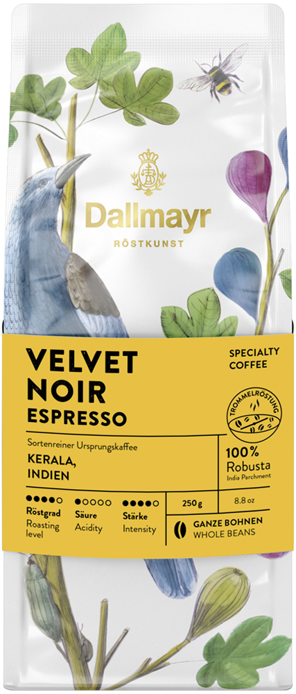Röstkunst Espresso Velvet Noir 250g ganze Bohne