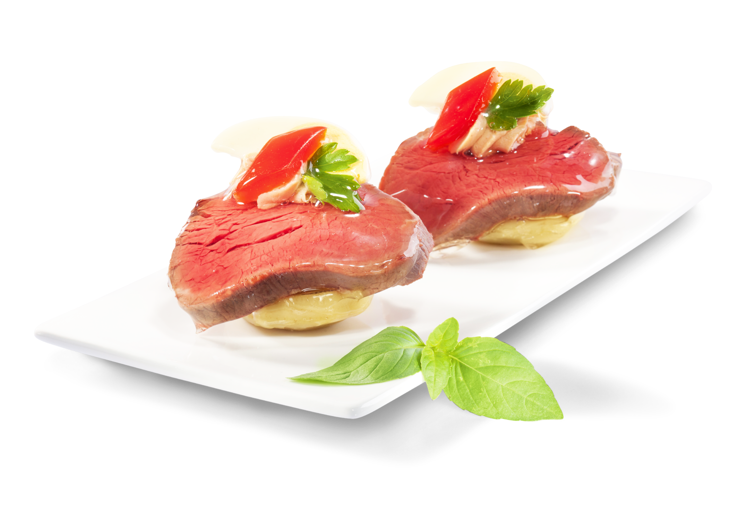 Rinderfilet, Artischocke, Entenlebermousse
 