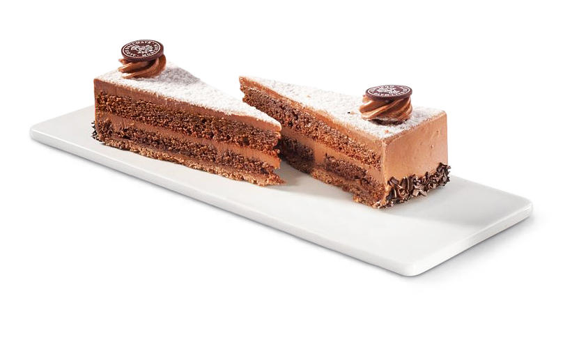 Rum-Trüffel-Torte Stück
 