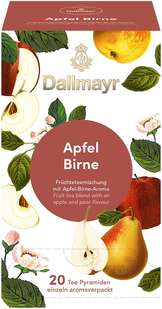 Apfel - Birne 
 Früchteteemischung mit Apfel - Birne - Aroma