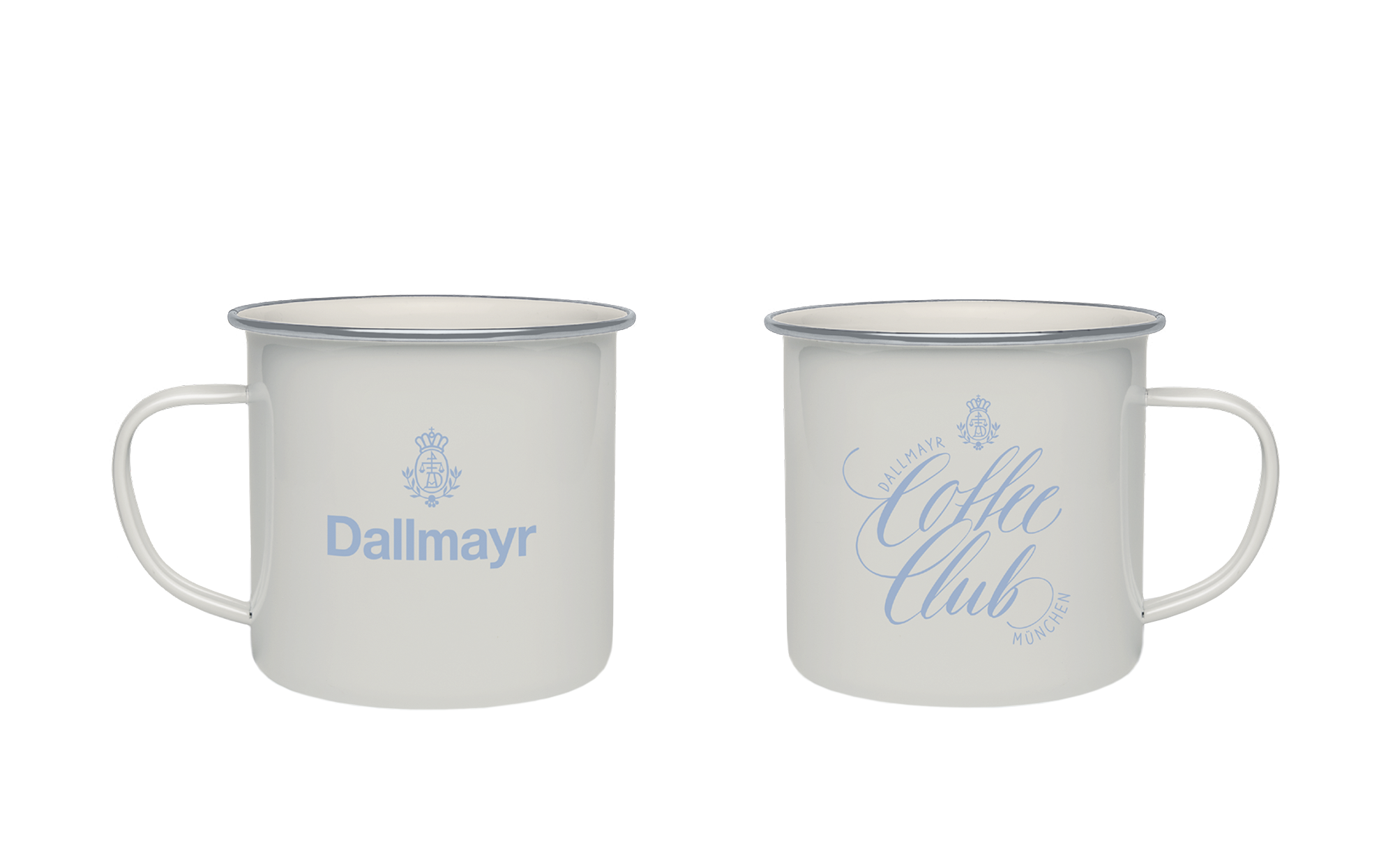 Emaillebecher Coffee Club