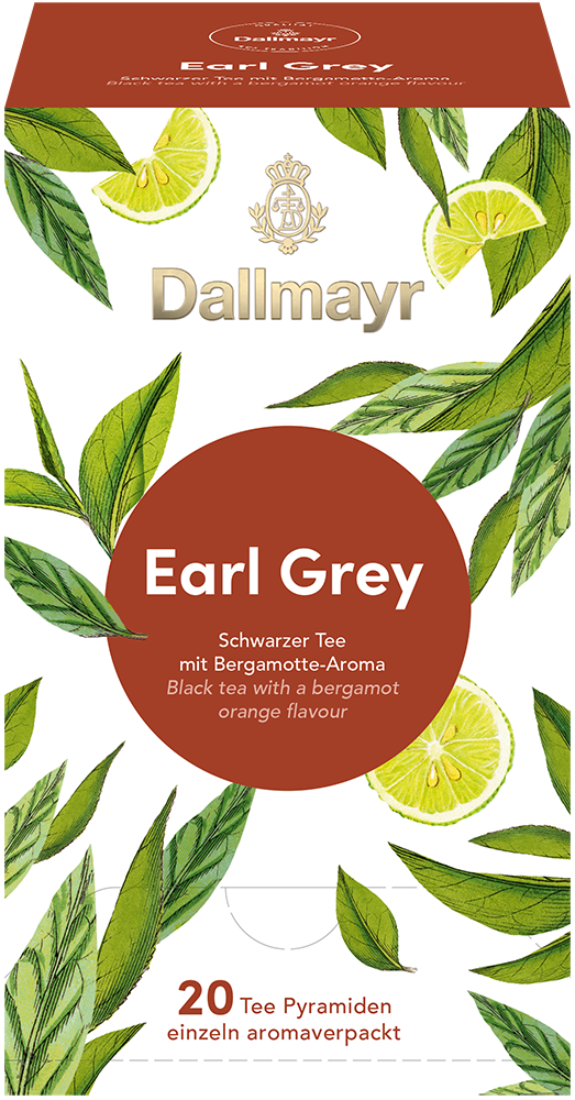 Earl Grey 
 Schwarzer Tee mit Bergamotte - Aroma  
