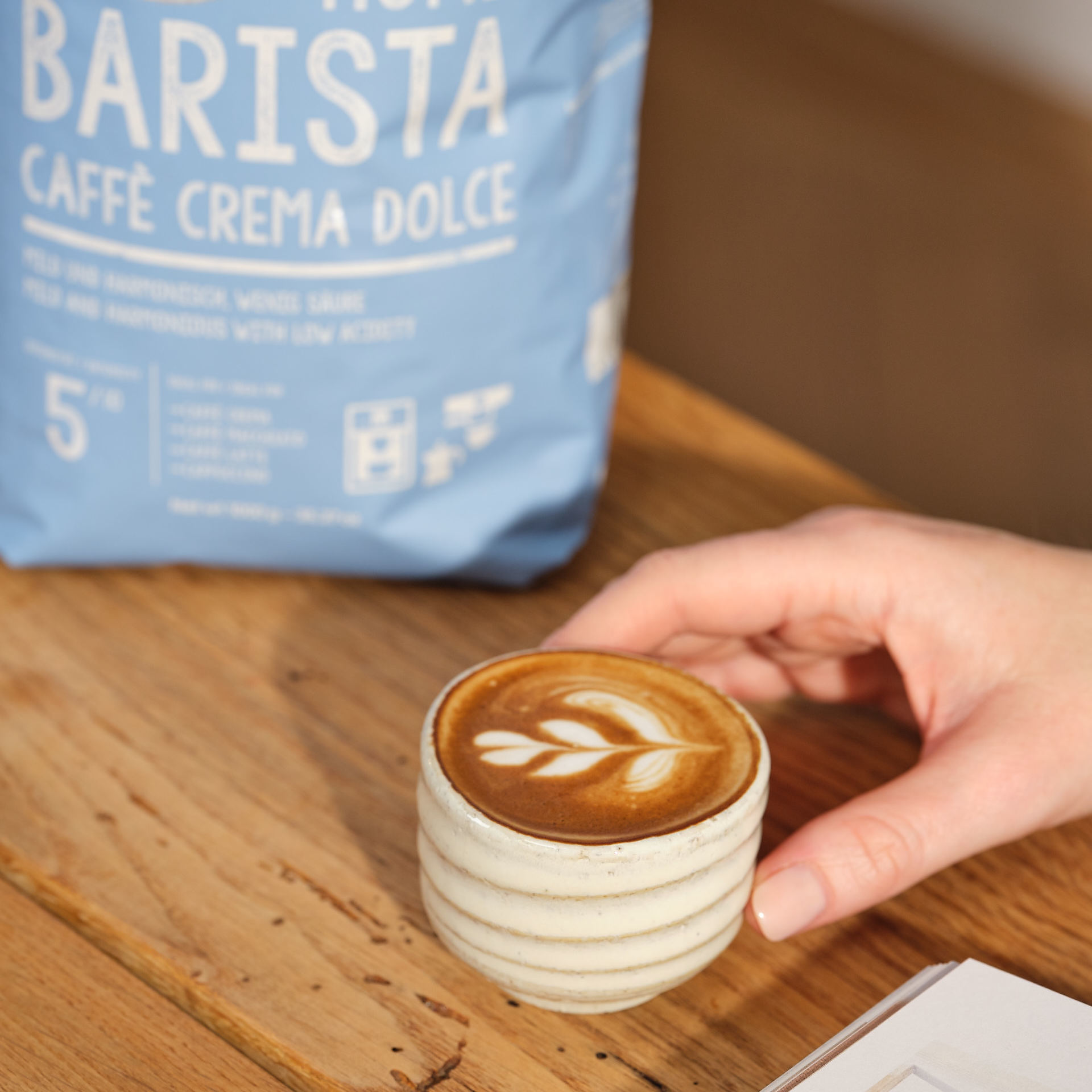 Home Barista Caffè Crema Dolce ganze Bohne