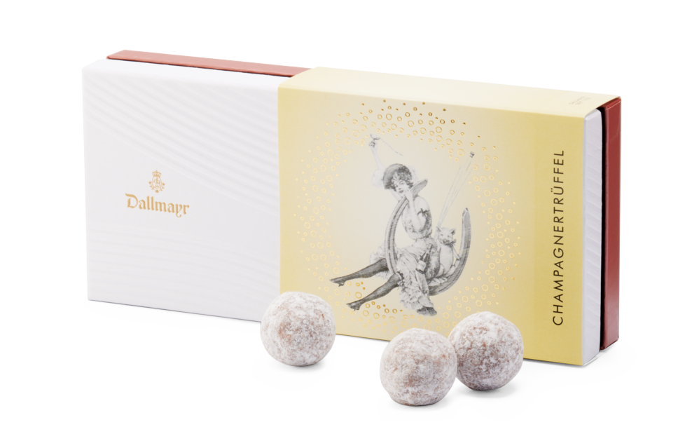 Pralinen "Champagnertrüffel "
 Dallmayr
 
 