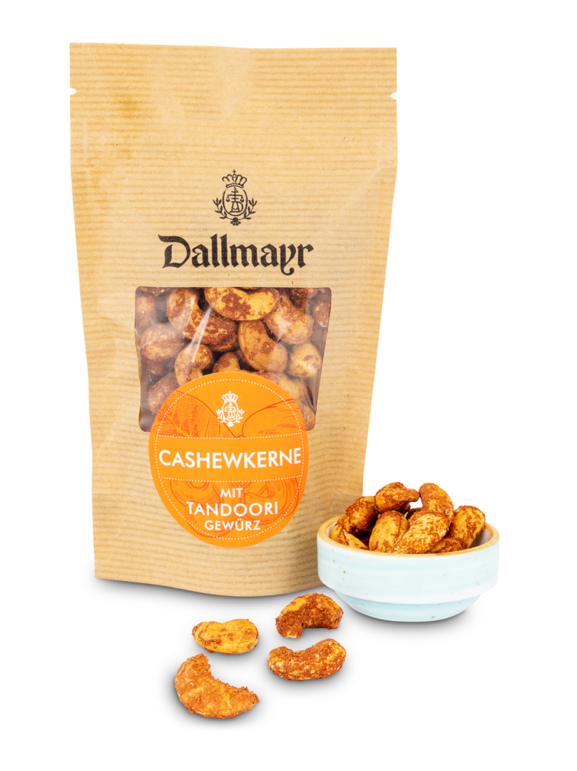 Cashewkerne mit Tandoori
 Dallmayr